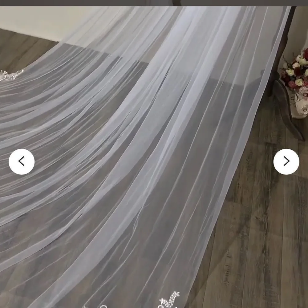 Handmade bridal veil